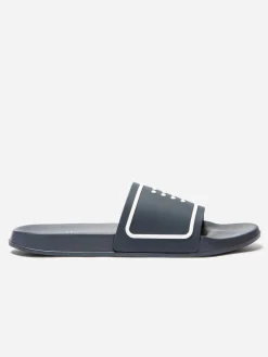 Mule Homme Synthétique Semelle Grip Marine