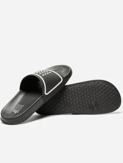 Mule Homme Synthétique Semelle Grip Noir