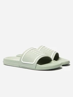 Mules Femme Légères Vegan Vert