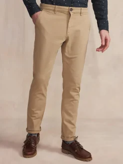 Pantalon Chino Homme Coton Recyclé Marron FILAOFAN