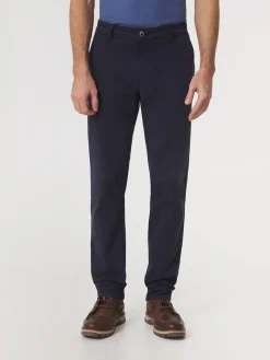 Pantalon Chino Homme Coton Recyclé Marine FILAOFAN