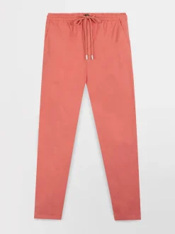 Pantalon Femme Cordon de ressérrage Ceinture Elastiquée Corail SANTAJOG