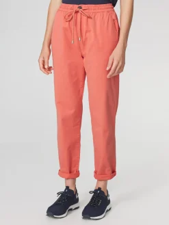 Pantalon Femme Cordon de ressérrage Ceinture Elastiquée Corail SANTAJOG