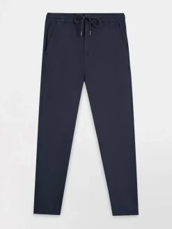 Pantalon Femme Cordon de ressérrage Ceinture Elastiquée Marine SINTAJOG