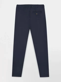 Pantalon Femme Cordon de ressérrage Ceinture Elastiquée Marine SINTAJOG