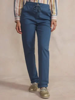 Pantalon Femme Cordon de resserrage Ceinture Elastiquée Bleu Regate SINTAJOG