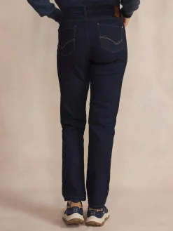 Pantalon Femme En Jean Ceinture Elastiquée Coton Recyclé NAOMIPOC