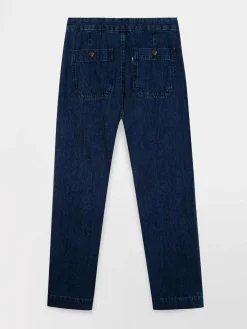 Pantalon femme indigo JADDEPAN