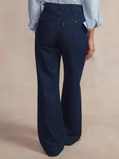 Pantalon femme indigo JADDEPAN