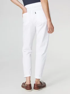 Pantalon Femme 7/8ème Blanc SANTAHUI