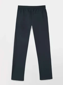Pantalon Fluide Femme Ceinture élastiquée Marine LINNAPAN