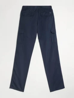 Pantalon Homme Ceinture Semi-élastiquée Marine FUPPACOT