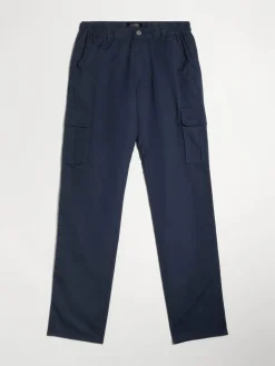 Pantalon Homme Ceinture Semi-élastiquée Marine FUPPACOT