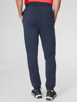 Pantalon Homme Cordon de ressérrage Molleton Marine GIANIJOG