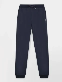 Pantalon Homme Cordon de ressérrage Molleton Marine GIANIJOG