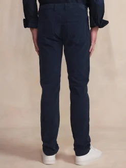 Pantalon Homme Velours Côtelé Bleu ARNONPAN