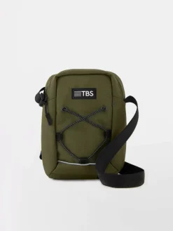 Pochette Bandoulière Homme Matière Recyclée Kaki FLEXCROS