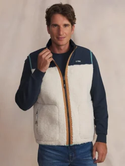 Polaire sherpa homme ecru KUSEYSAN