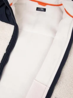 Polaire Sherpa Manches Longues Blanc LORISZIP