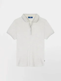 Polo Femme Coton Bio Gris ADINAPOL