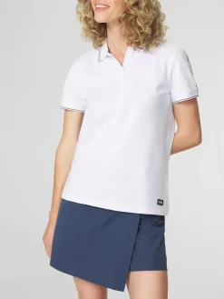 Polo Femme Piqué Blanc IRRISPOL