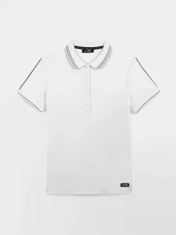 Polo Femme Piqué Blanc IRRISPOL
