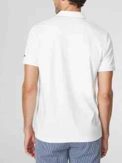 Polo Homme Coupe Ajustée Blanc VOLDAPOL