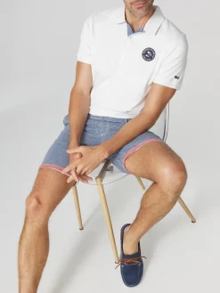 Polo Homme Coupe Ajustée Blanc VOLDAPOL