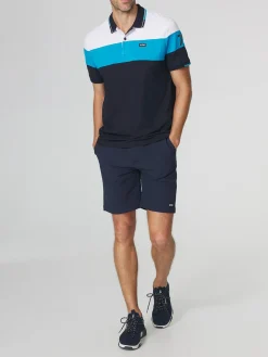 Polo Homme Coupe Ajustée Bleu et Blanc EVANSPOL