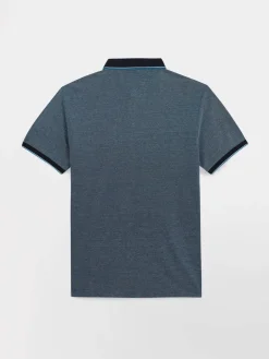 Polo Homme Coupe Ajustée Bleu THUANPOL