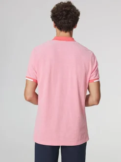 Polo Homme Coupe Ajustée Piqué Rouge JERODPOL