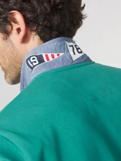 Polo Homme Coupe Ajustée Vert VOLDAPOL