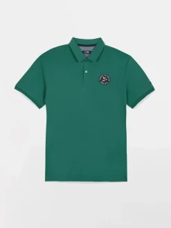 Polo Homme Coupe Ajustée Vert VOLDAPOL
