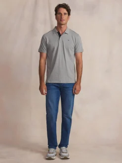Polo homme gris chine LICIOPOL