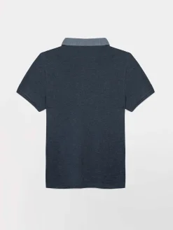 Polo Homme Jersey Coton Bleu Marine