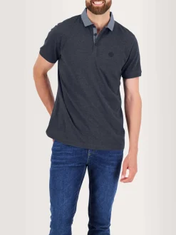 Polo Homme Jersey Coton Bleu Marine