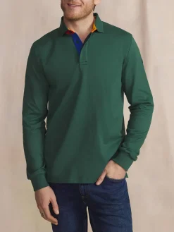 Polo Homme Jersey Coton Epais Rouge JONNAPOL