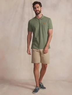 Polo homme kaki NACCAPOL