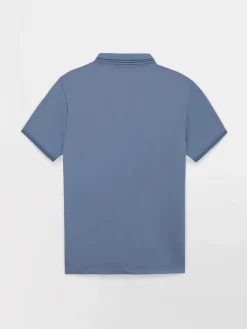 Polo Homme Manches Courtes Bleu ATTONPOL