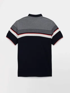Polo Homme Manches Courtes Marine et Gris ELTONPOL