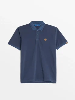 Polo Homme Manches Courtes Marine