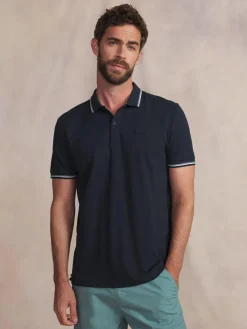 Polo homme navy YVANEPOL