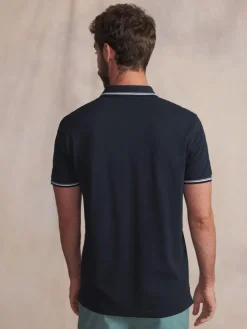 Polo homme navy YVANEPOL