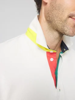 Polo Homme Piqué Blanc CLIDEPOL