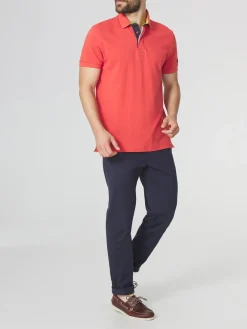 Polo Homme Piqué Rouge CLIDEPOL