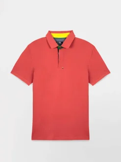 Polo Homme Piqué Rouge CLIDEPOL