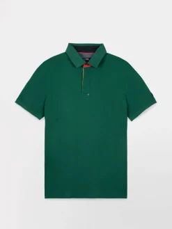Polo Homme Piqué Vert CLIDEPOL