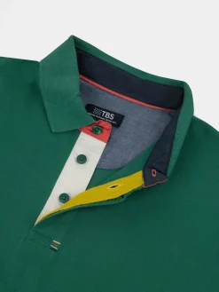 Polo Homme Piqué Vert CLIDEPOL