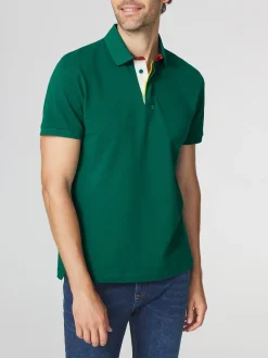 Polo Homme Piqué Vert CLIDEPOL