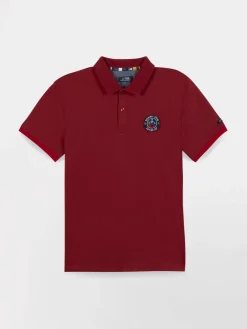 Polo Manches Courtes Rouge VALDEPOL